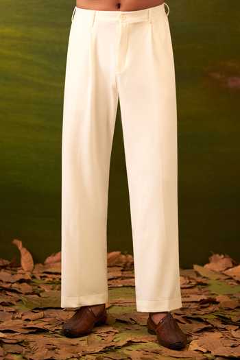 Buy_Arihant Rai Sinha_Brown Silk Embroidered Kurta Set 