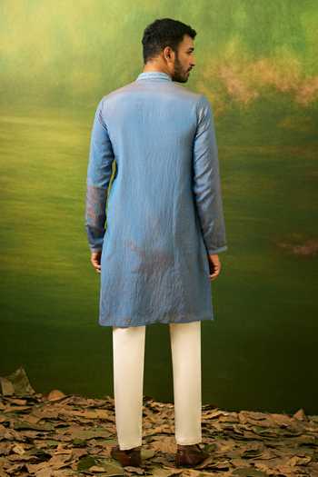 Arihant Rai Sinha Floral Stripe Embroidered Kurta Set