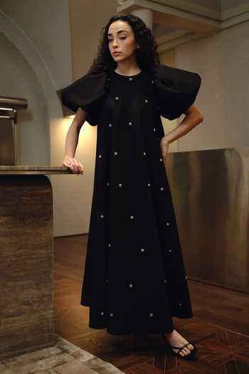 Therealb Cotton Embellished Dress 