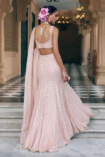 Nidhika Shekhar Gul Kamalutsav Embroidered Lehenga Set 