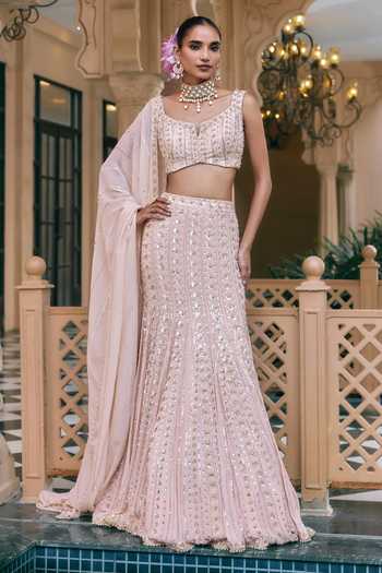 Nidhika Shekhar Gul Kamalutsav Embroidered Lehenga Set 