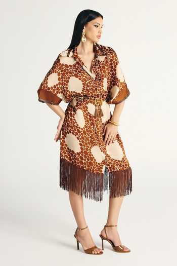 Kamaali Pret Tahra Printed Dress 