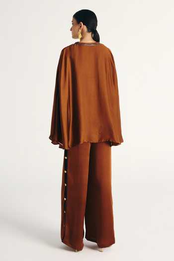 Kamaali Pret Ayra Printed Cape Pant Set 