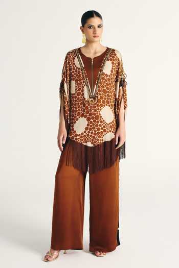 Kamaali Pret Zyani Printed Top Pant Set 