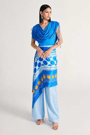 Kamaali Pret Safa Skirt & Pant Set 