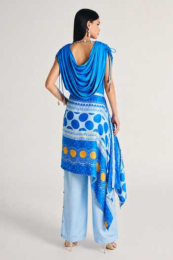 Kamaali Pret Safa Skirt & Pant Set 
