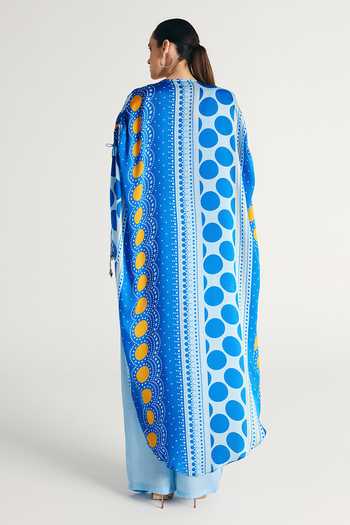 Kamaali Pret Varel Printed Kaftan & Pant Set 