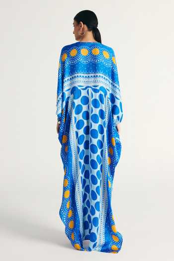Kamaali Pret Sava Printed Kaftan 