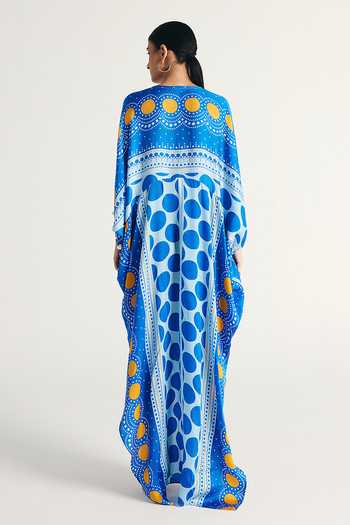 Kamaali Pret Ward Printed Kaftan & Pant Set 