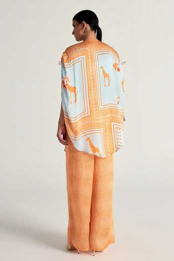 Kamaali Pret Maya Printed Tunic & Pant Set 