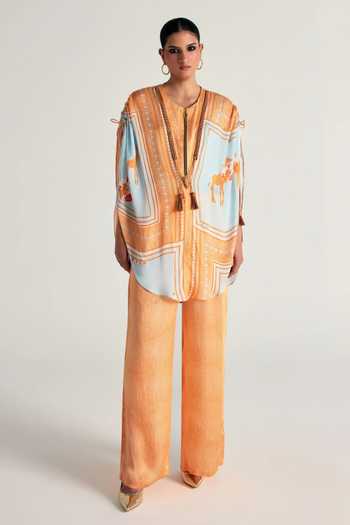 Kamaali Pret Maya Printed Tunic & Pant Set 