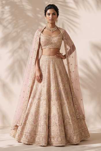 Aneesh Agarwaal Ignis Hand Embroidered Lehenga Set