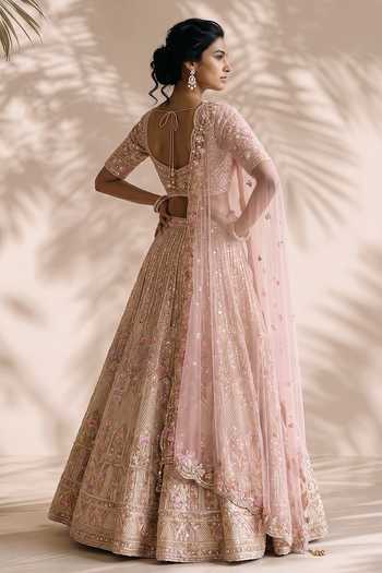 Aneesh Agarwaal Ignis Hand Embroidered Lehenga Set