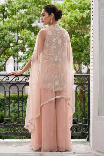 Aneesh Agarwaal Aurora Embroidered Kurta Palazzo Set