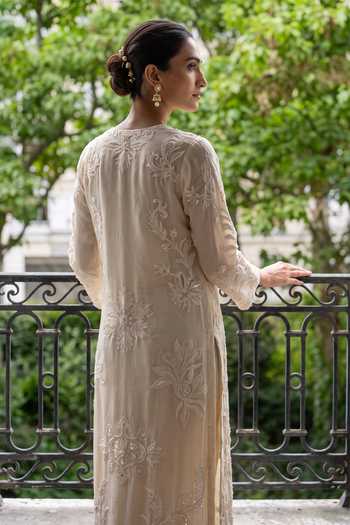 Aneesh Agarwaal Lisette Embroidered Kurta & Pant Set