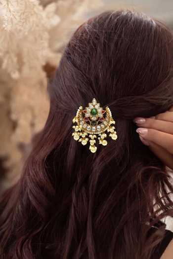 Prestones Zirconia Embellished Hair Accessory