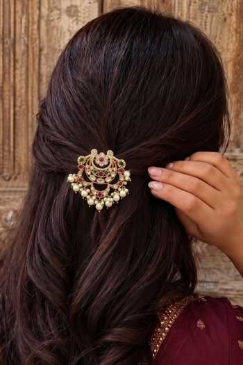 Prestones Pearl Embellished Hair Accessory