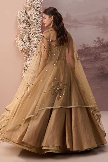 Parul Gandhi Tabeer Embellished Corset Lehenga Set 