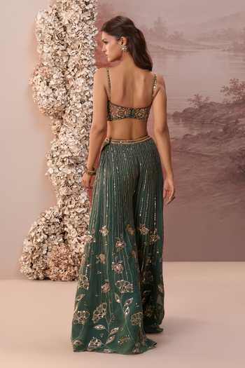 Parul Gandhi Ruh Embroidered Blouse Sharara Set 