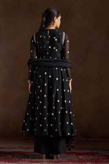 Almaari By Pooja Patel Oishi Chanderi Woven Anarkali Set 