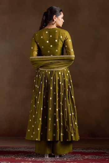 Almaari By Pooja Patel Omika Pure Chanderi Anarkali Set 