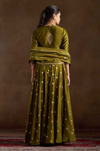 Almaari By Pooja Patel Oorvi Embroidered Kurta Sharara Set 