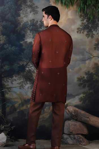 Ayush Jain Raat Rani Embroidered Kurta & Pant Set 