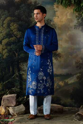 Ayush Jain Neel Gagan Embroidered Kurta & Pant Set 