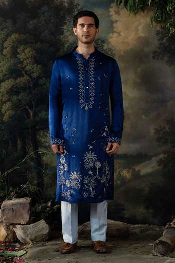 Ayush Jain Neel Gagan Embroidered Kurta & Pant Set 