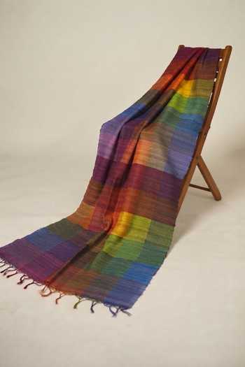 Aeshaane Handwoven Textured Scarf 
