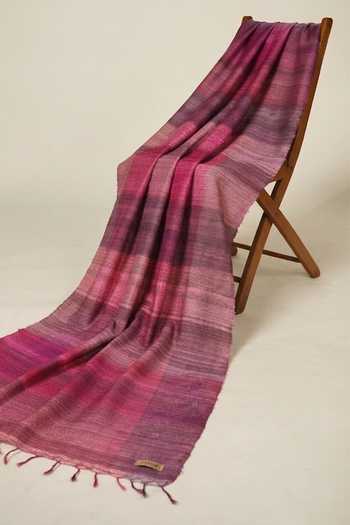 Aeshaane Ombre Block Woven Scarf