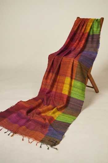 Aeshaane Stripe Woven Scarf