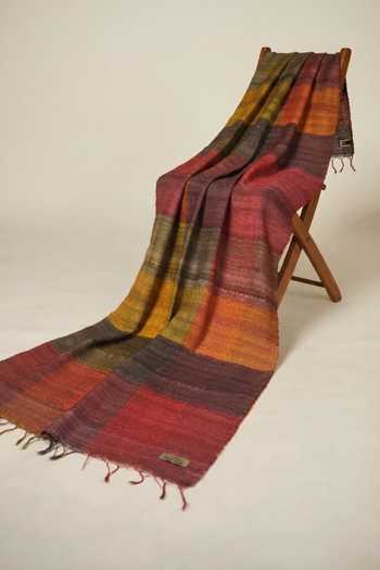 Aeshaane Stripe Woven Scarf