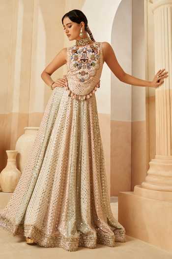 Aditi Somani Mirrorwork Blouse & Lehenga Set 