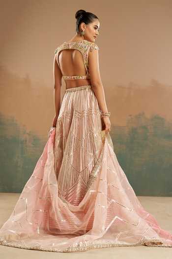 Aditi Somani Mirror Work Blouse Lehenga Set 