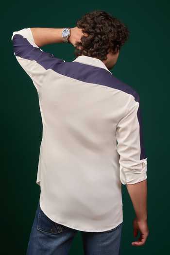 Menero Colorblock Panelled Shirt 
