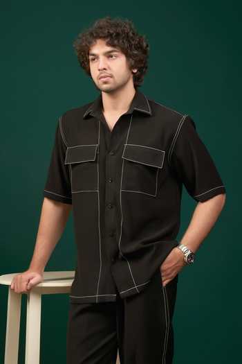 Menero Embroidered Shirt & Pant Set 