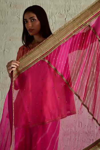 Shorshe Clothing Leheriya Pattern Dupatta 