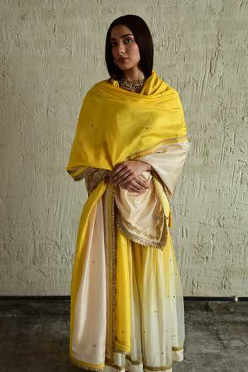 Shorshe Clothing Hand Embroidered Dupatta 