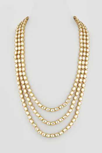 Vivinia By Vidhi Mehra Three-Layered Kundan Mala 