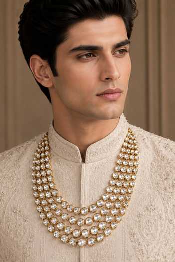 Vivinia By Vidhi Mehra Layered Kundan Mala 