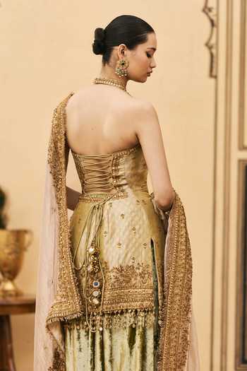Itrh Hariyal Embroidered Kurta Set