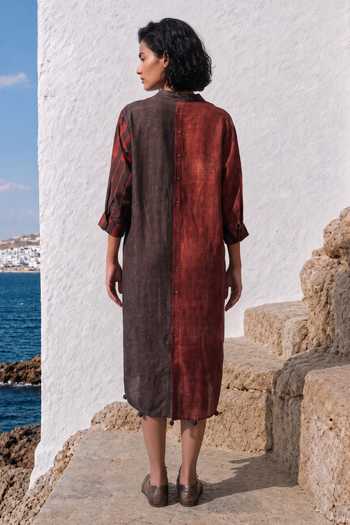 Basil Leaf Terra Midi Dress 