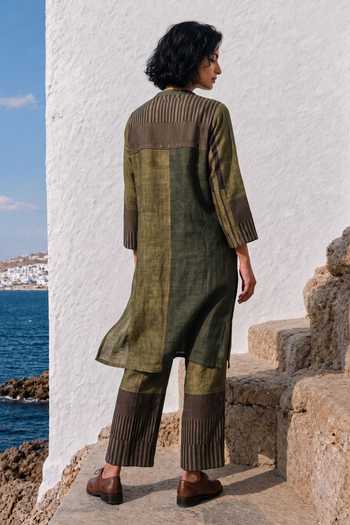 Basil Leaf Printed Kurta & Pant Set 