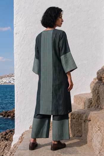 Basil Leaf Printed Kurta & Pant Set 