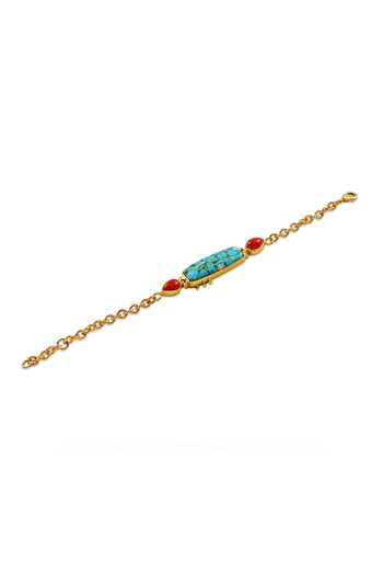 Arvino Multi Color Red Beach Cascade Bracelet Online at Aza Fashions Arvino_Multi Color Red Beach Cascade Bracelet _Online_at_Aza_Fashions