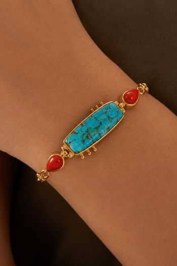 Buy Arvino Multi Color Red Beach Cascade Bracelet Online at Aza Fashions Buy_Arvino_Multi Color Red Beach Cascade Bracelet _Online_at_Aza_Fashions