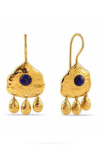 Arvino Lapis Sunburst Earrings 