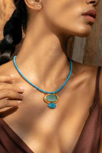 Arvino Turquoise Coast Pendant Necklace 