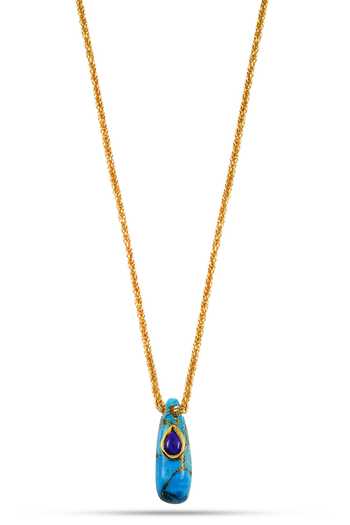 Arvino Caldera Drop Pendant Necklace 